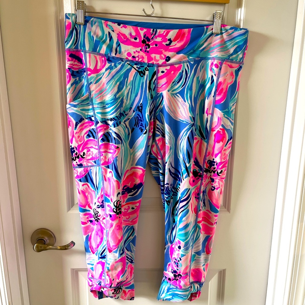Lilly Pulitzer Sz XL crop leggings